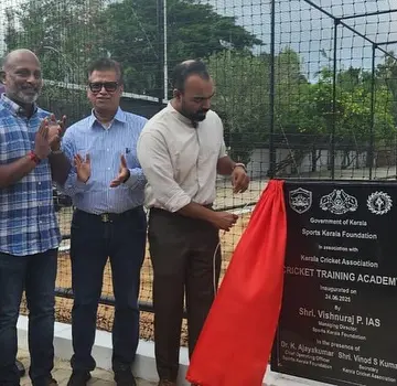 Cricket Training and Coaching Nets at Jimmy George Stadium, Trivandrum, a proud initiative by Kerala Cricket Association in association with Sports Kerala Foundation