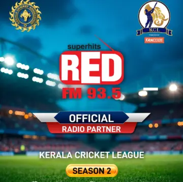 Red FM 93.5 is the Official Radio Partner of the Kerala Cricket League – Season 2