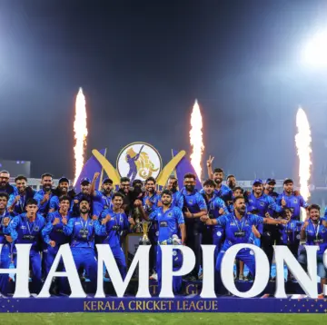KOCHI BLUE TIGERS, KERALA CRICKET LEAGUE SEASON 2 CHAMPIONS