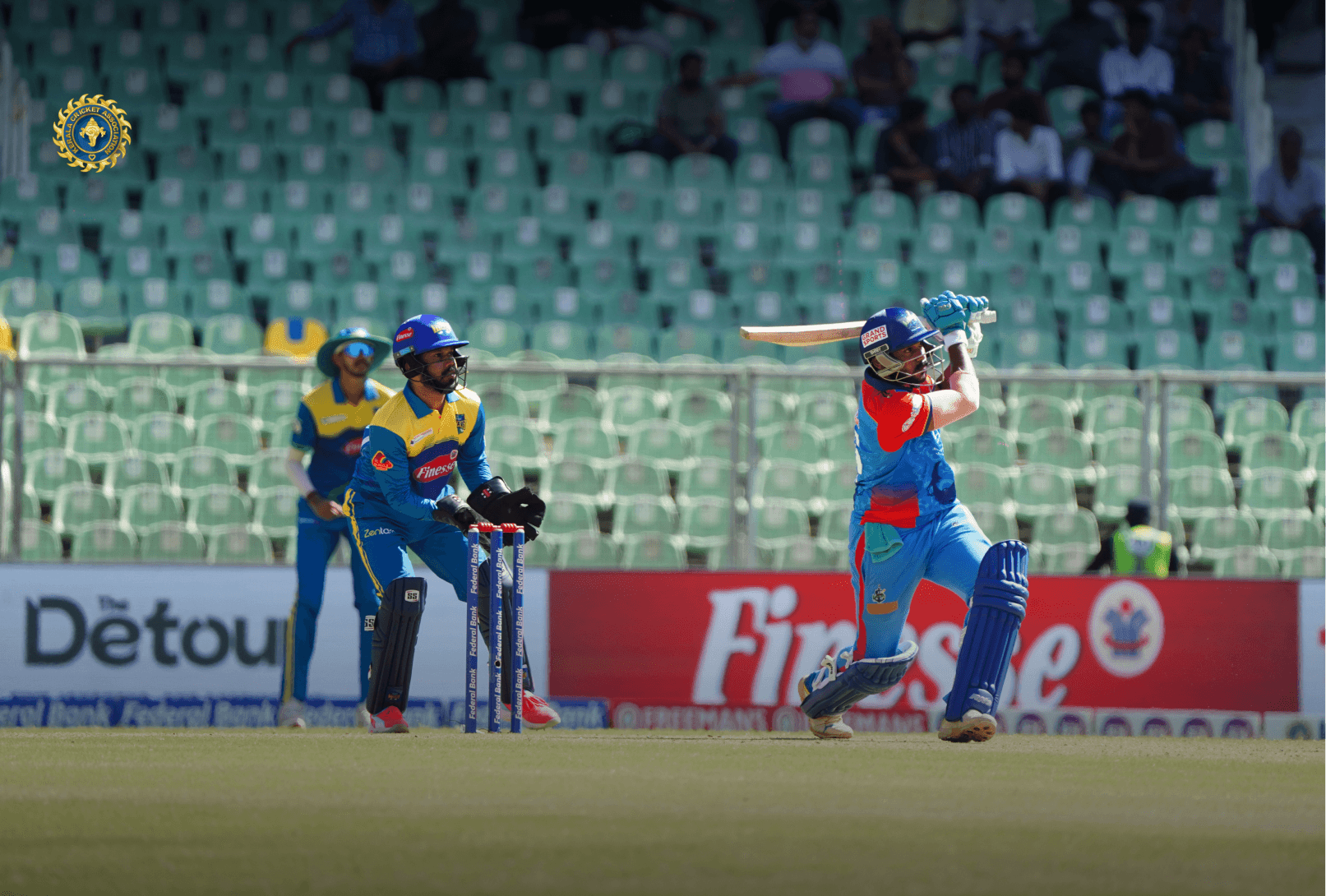 Thrissur Titans Win, resulting in Trivandrum & Alleppey qualifying for the Semifinals